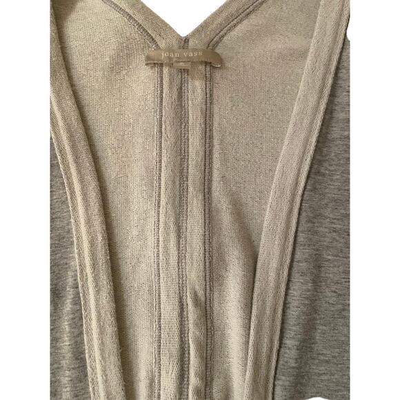 Joan Vass‎ Heather Gray Sweatshirt Dolman Sleeve Cardigan Size Small - Picture 9 of 10